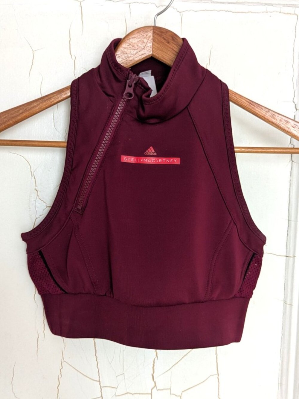 Adidas by Stella McCartney Burgundy Sports Bra 36 (36A & 36AA)